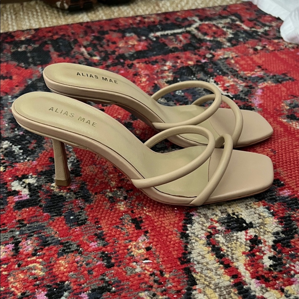 Alias Mae Nude Strappy Heels